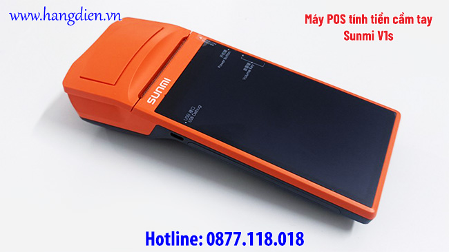 May-ban-hang-POS-cam-tay-Sunmi-V1s-ho-tro-sim-3G-Wifi